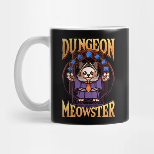 Dungeon Meowster Tabletop Gamer Mug